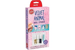 Express Your Wild Side with Klutz Velvet Animal Nails Activity Kit Large