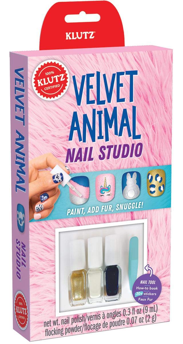 Klutz Velvet Animal Nails Activity Kit Large