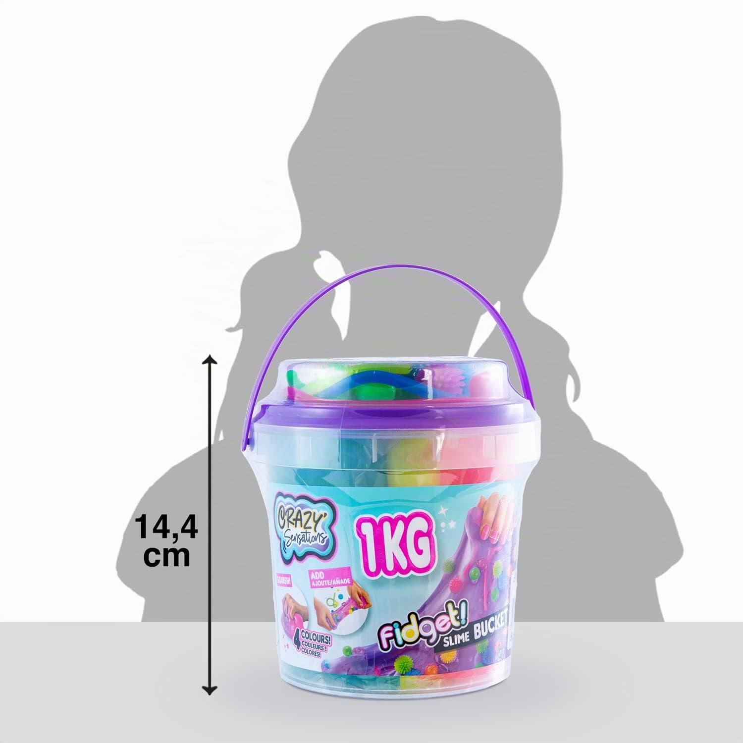 CANAL TOYS - Fidget Slime - Fidget bucket 1kg