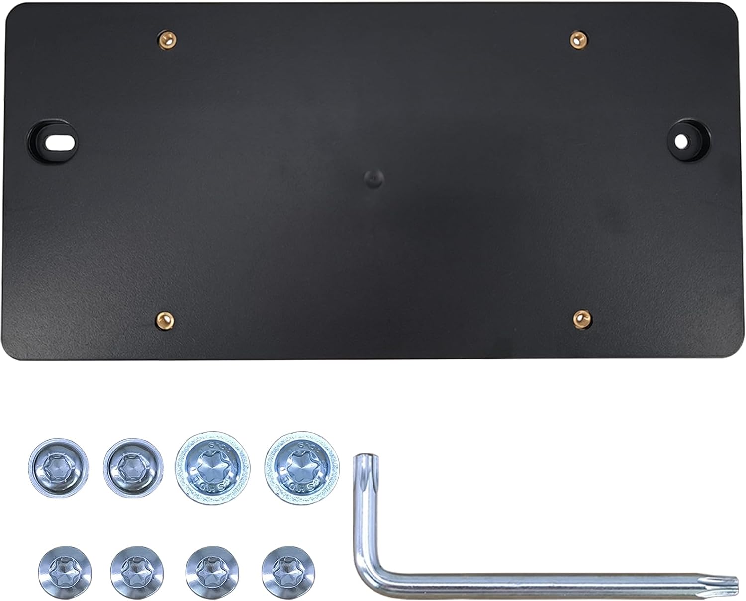 Rear Bumper License Plate Bracket Holder Set for 2002-2025 Audi A4 S4 RS4 A3 S3 RS3 Q3 RSQ3 A5 S5 RS5 A6 S6 RS6 A7 S7 RS7 A8 S8 Quattro Sportback Allroad Q5 SQ5 Q7