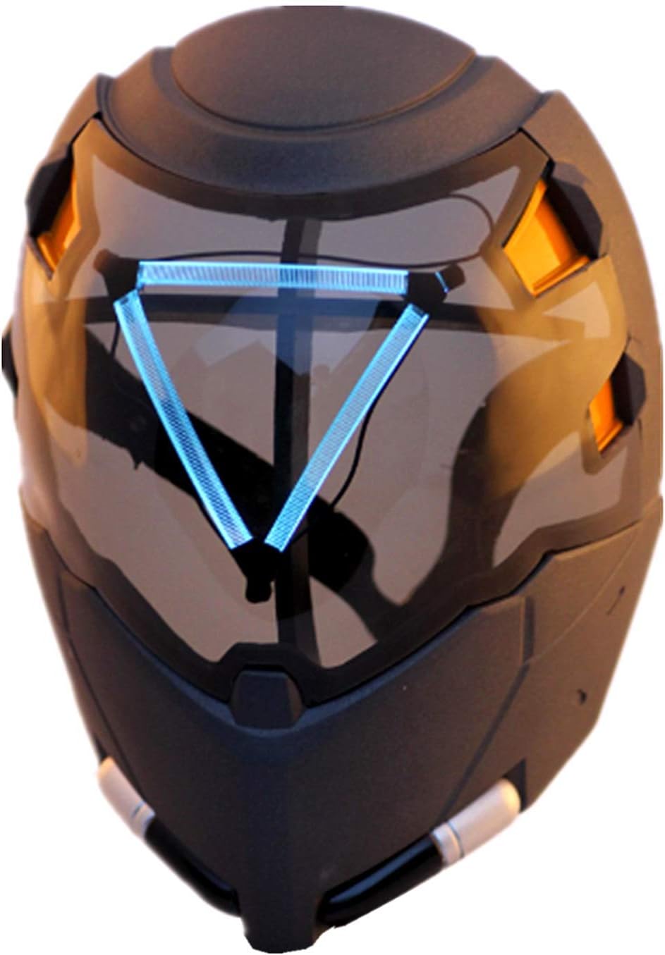 Shrike Skin Masks with LED 1:1 Costume Props Helmet for Cosplay Ana Costume Accessories Black