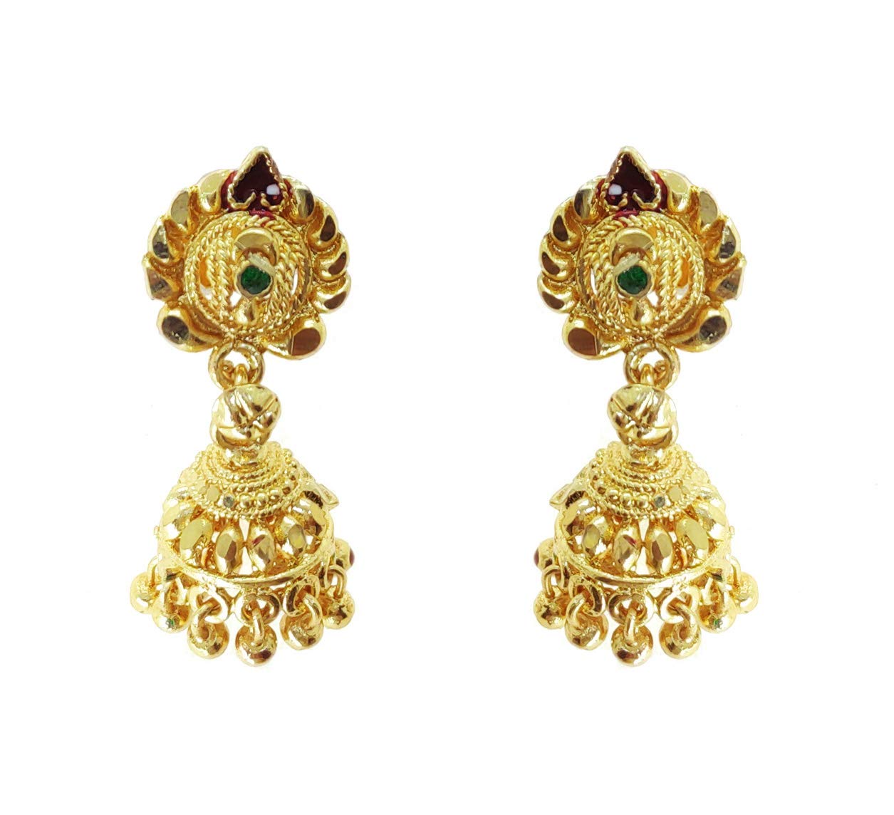 See full amazon price history chart for SKN Gold Plated Brass Metal Screw Back Jhumki Earrings for Women & Girls (SKN-1733) SKN Gold Plated Brass Metal Screw Back Jhumki Earrings for Women & Girls (SKN-1733) (B08KRL423H) Amazon Price History, Amazon Price Tracker