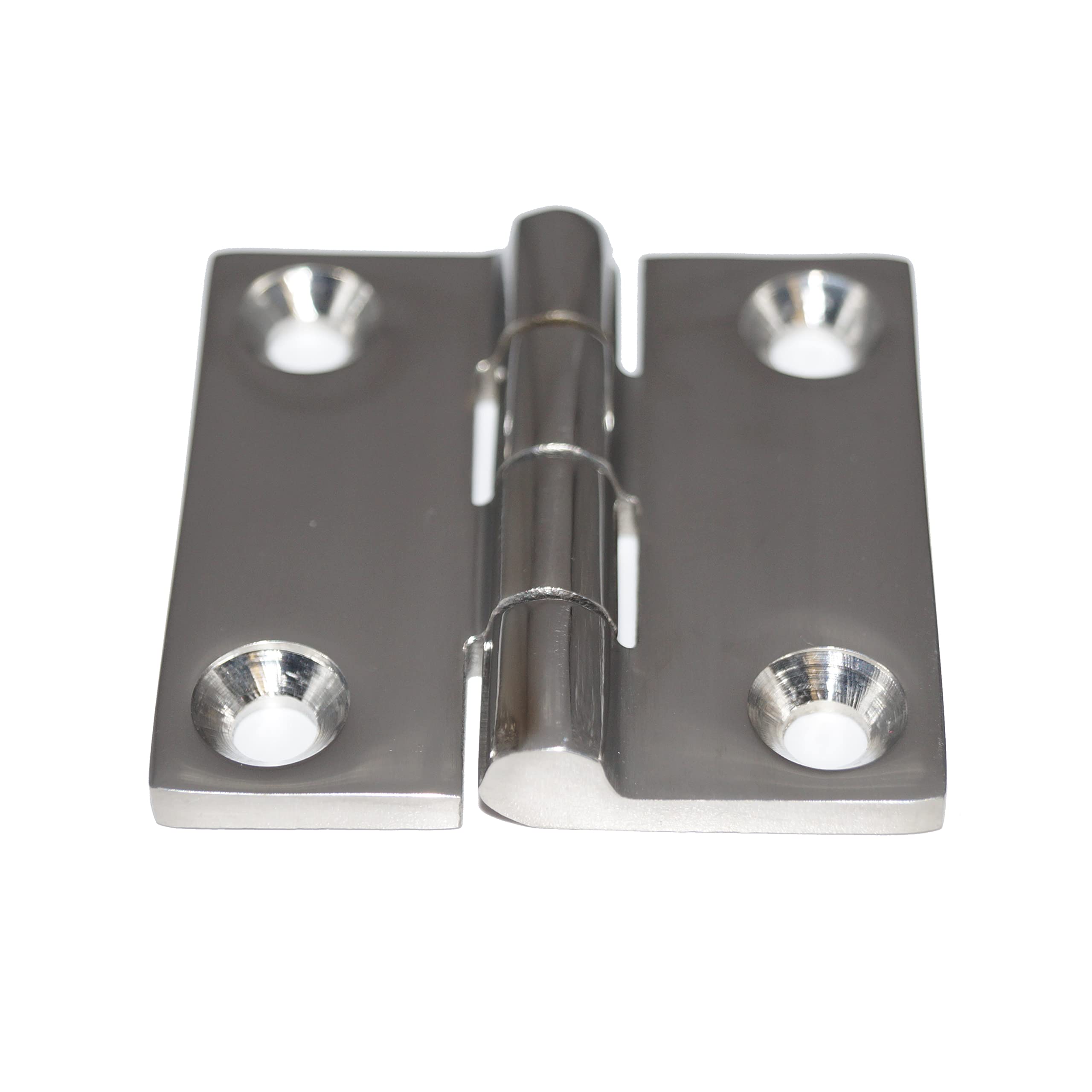 Cerniere in acciaio inox, 4 pezzi, cerniere per porta 38 x 38 x 4 mm, ferramenta, cerniera per barca in A4 V4A - AISI 316 - NIRO, Nirosta