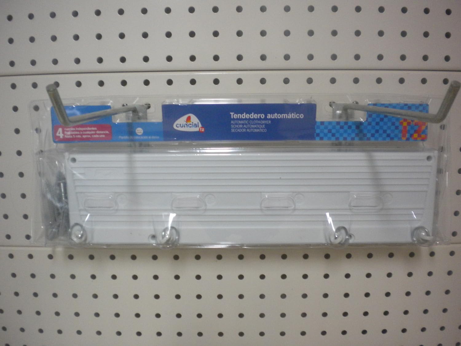 Cuncial TZ-S-4 - Tendedero de ropa automático, 4 hilos