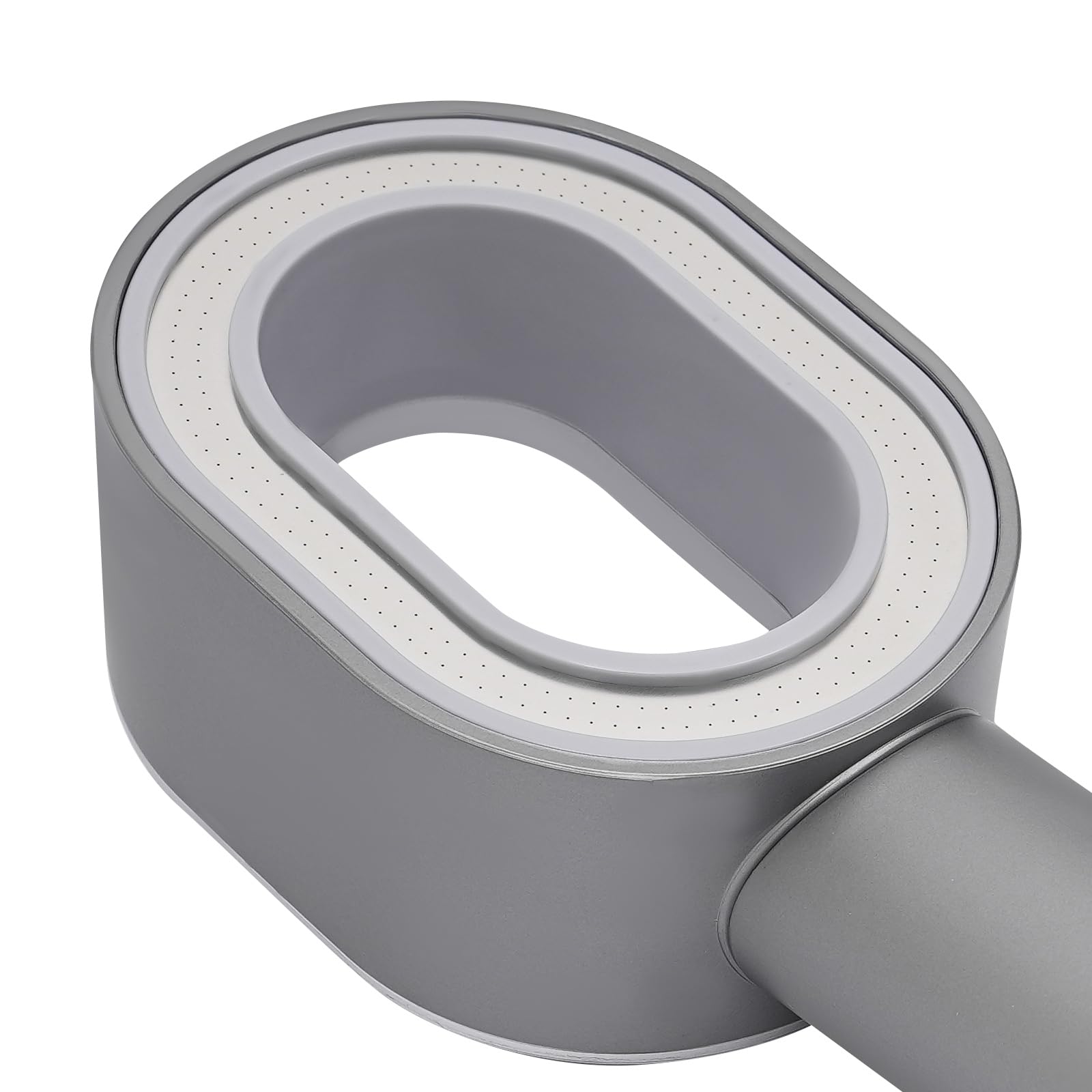 Alcachofa de ducha con filtro, cabezal de ducha con esponja y cabezal de cepillo, cabezal de ducha filtra metales pesados, cloro e impurezas del agua (plata)
