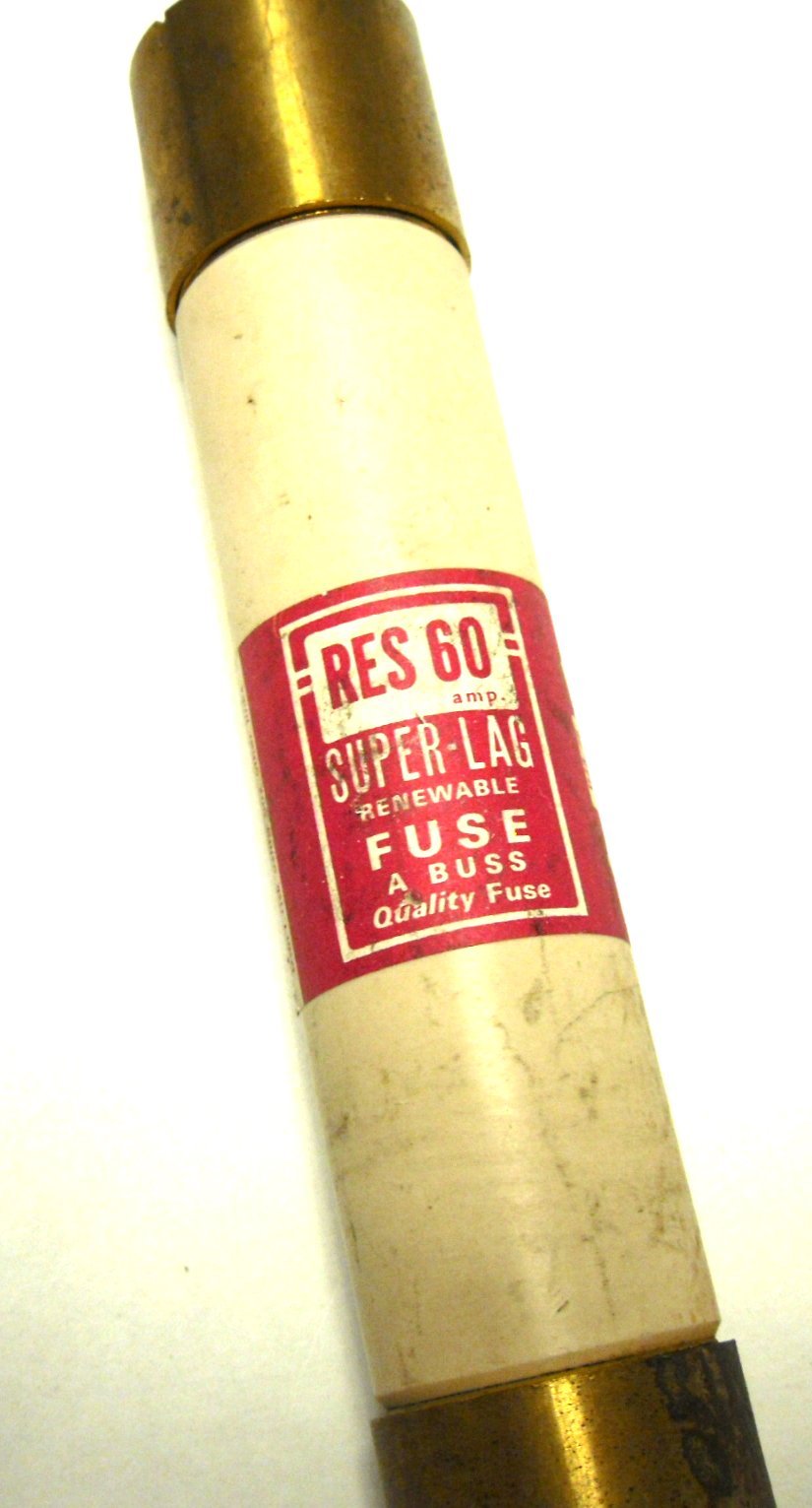 Fusible Renouvelable Buss Super-Lag RES 250A 600V - Pour Circuits électriques, Neuf Avec Possible Défaut D'usine
