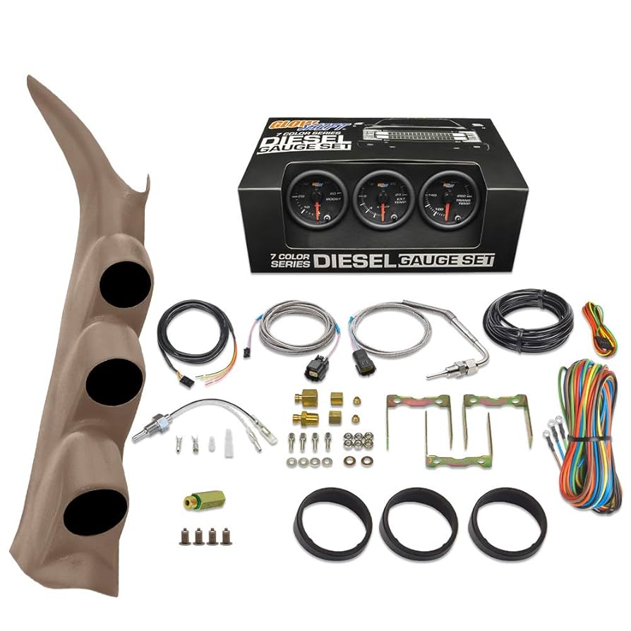 Amazon.com: GlowShift Diesel Gauge Package Compatible with