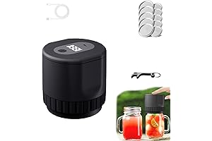 TrueBright Mason Jar Vacuum Sealer, Keep Food Fresher