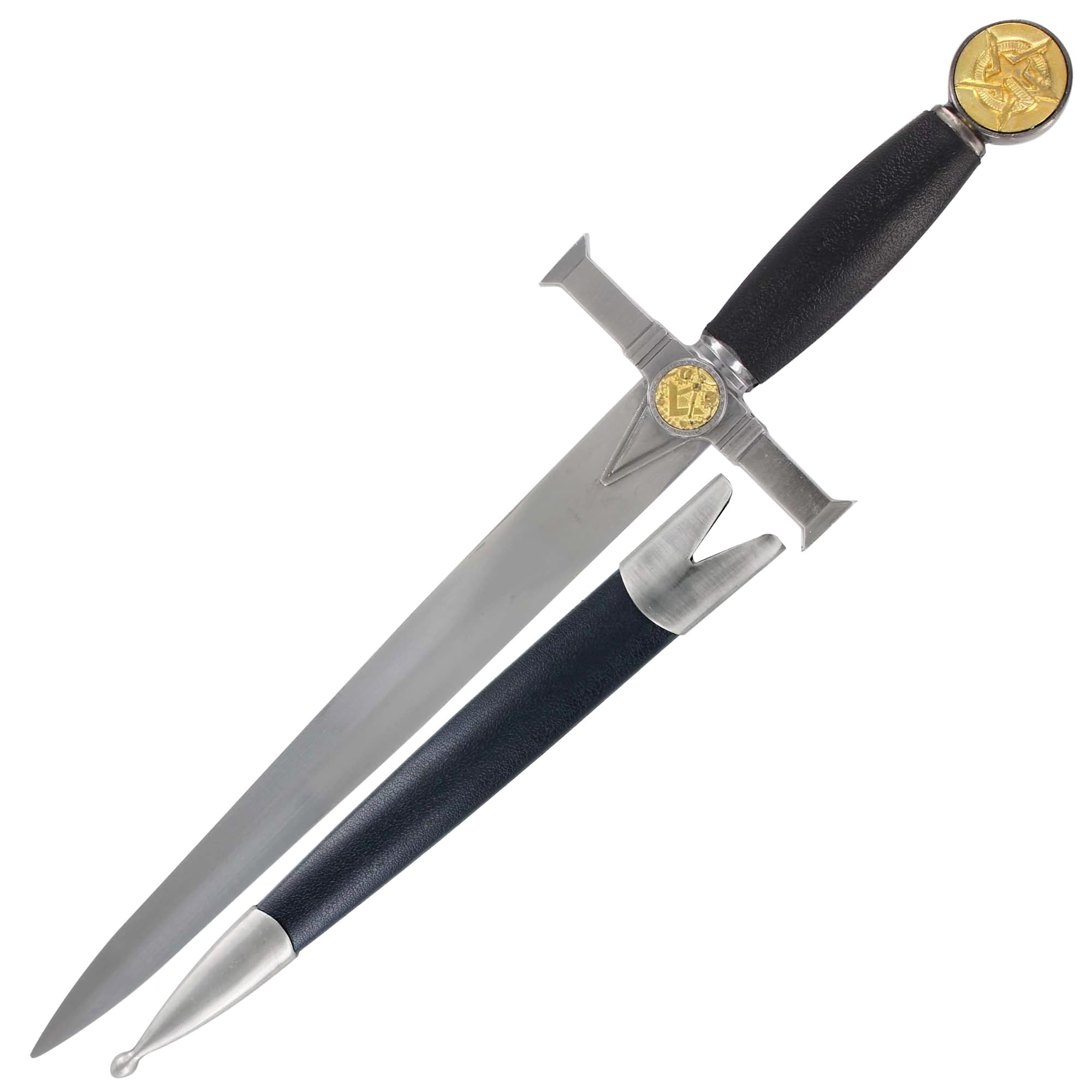 Armory Replicas™ Masonic Ceremonial Daggers – Blazing Star & Grande Lodge Designs with Stainless Steel Blades & Scabbards