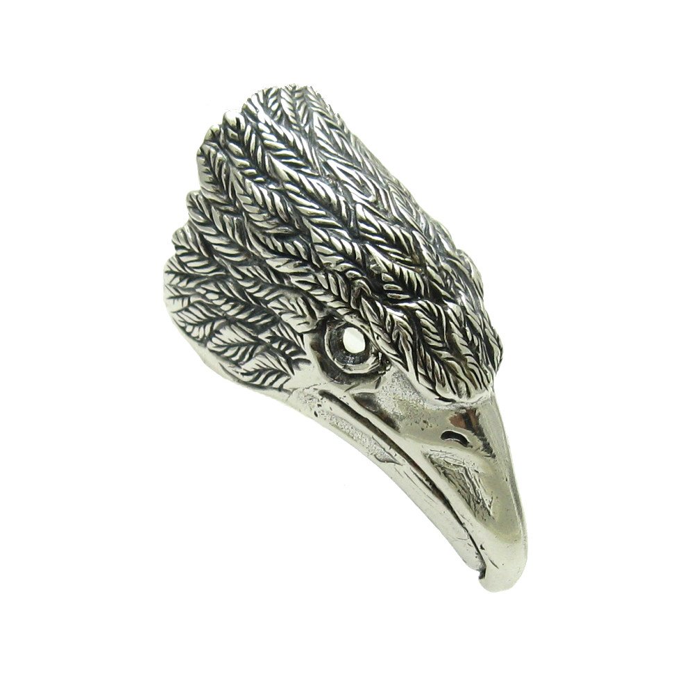 Anillo de plata de ley sólido 925 Enorme águila R001558