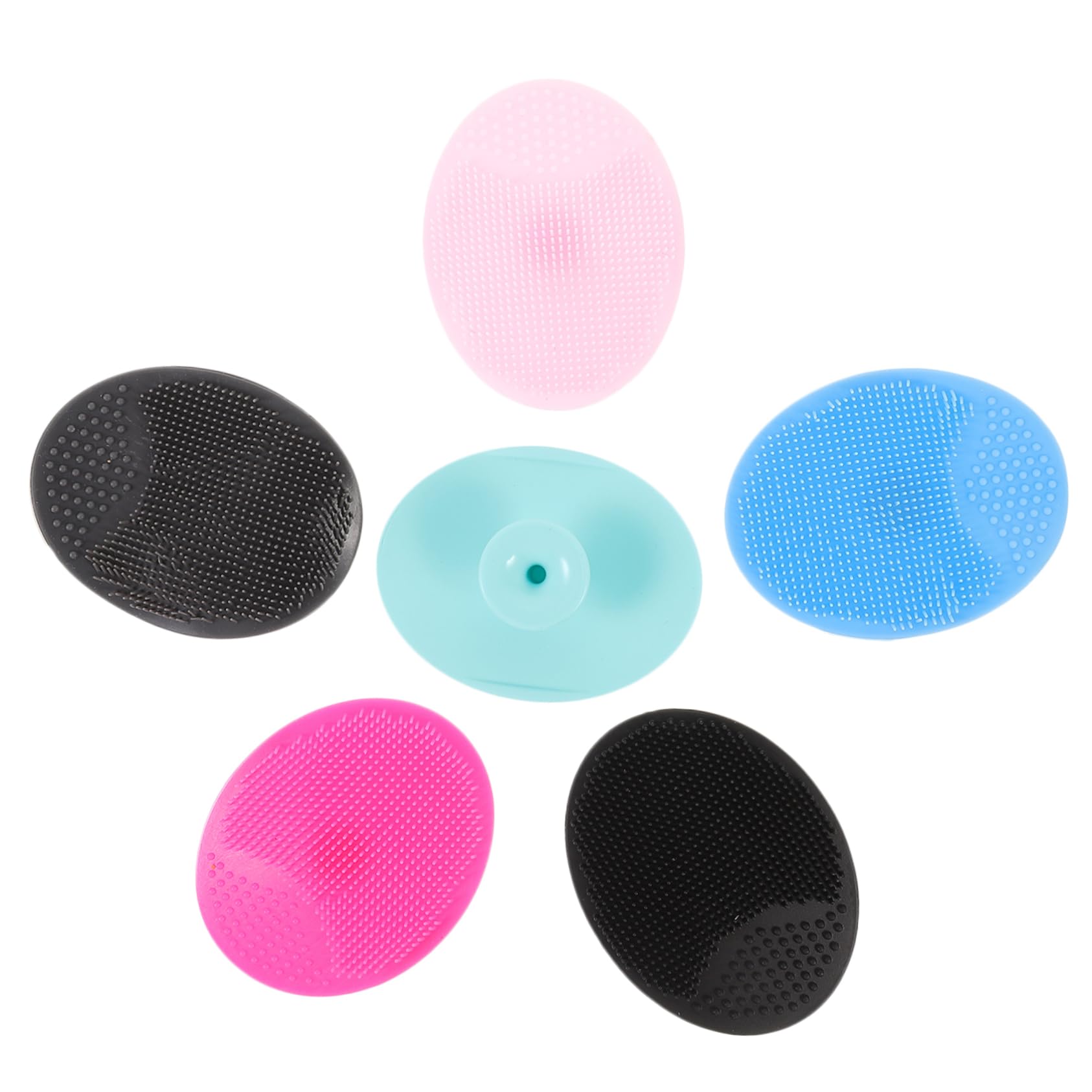 NOLITOY Deep Clean Face Exfoliator Brush Silicone Body Scrubber for Cleansing Exfoliating