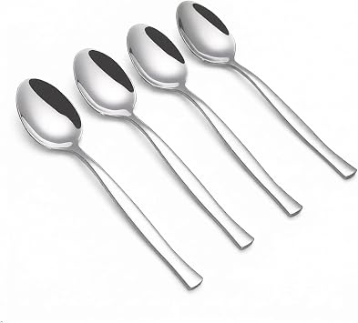 12 Pieces Stainless Steel Dinner Spoons