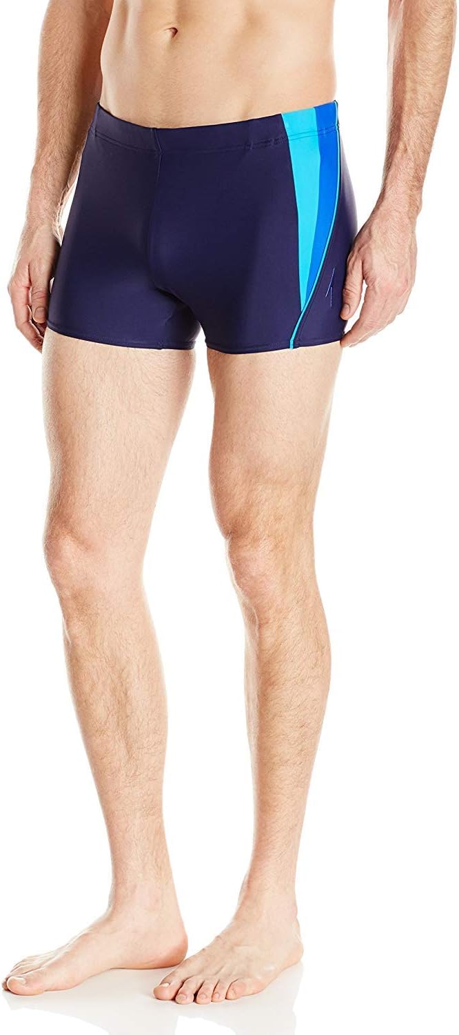 Speedo Mens Swimsuit Square Leg Splice