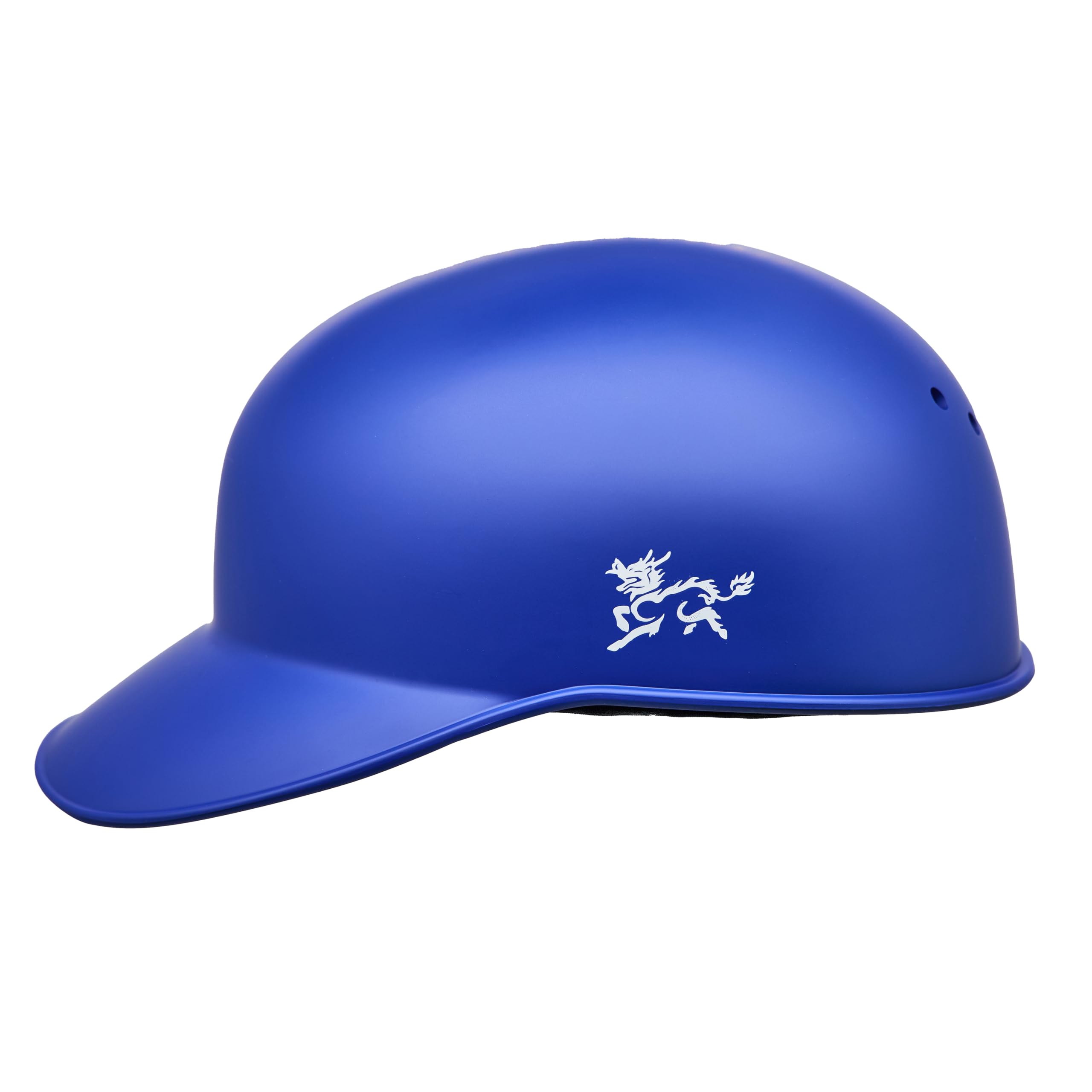 Jadekylin Baseball Catchers & Coaches Protective Helmet Matte Skull Cap (Royal Blue)