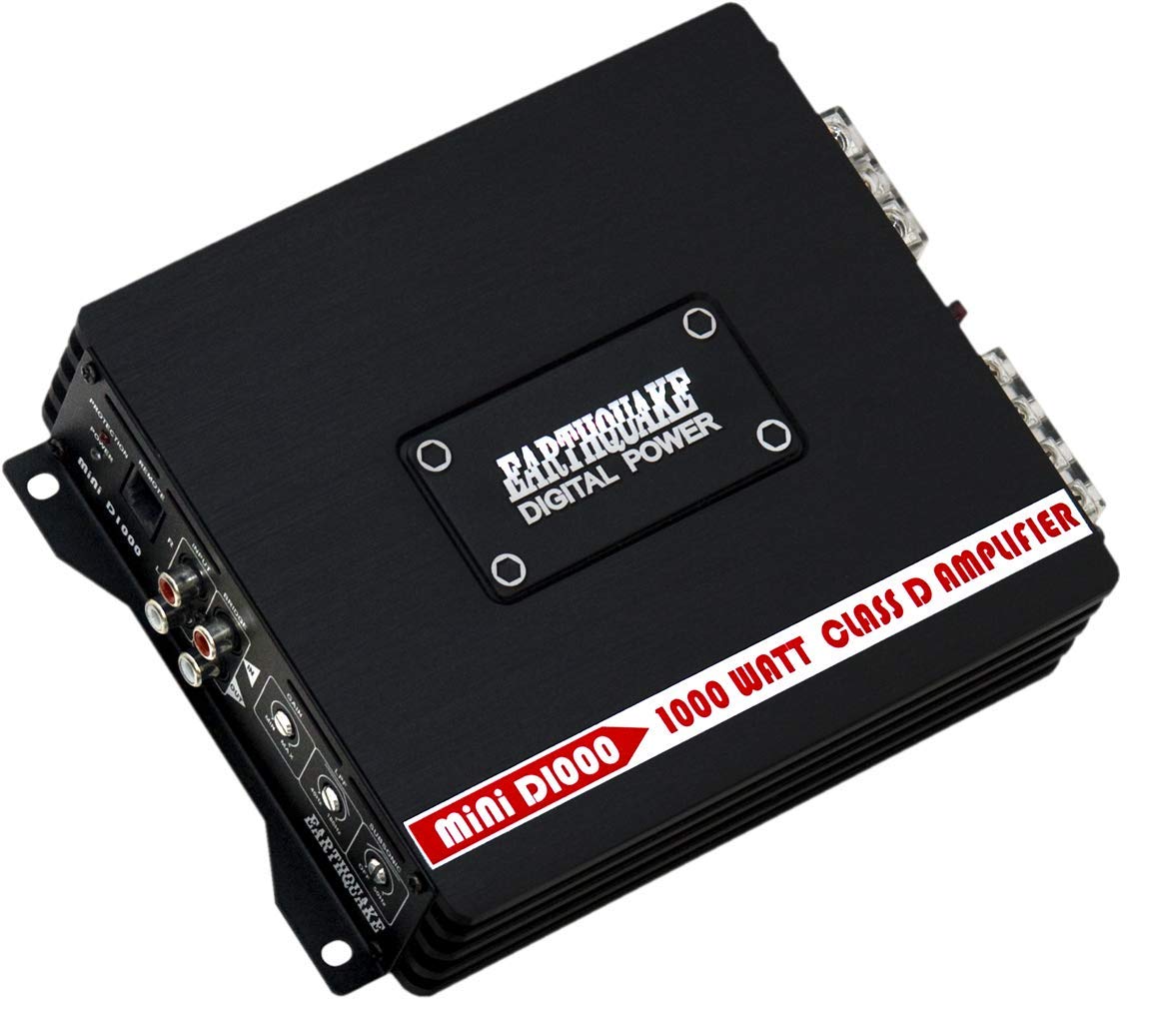 Earthquake Sound MiNi D1000 (Gen 2) Mono Class D Car Amplifier, 1200 Watts Peak Power