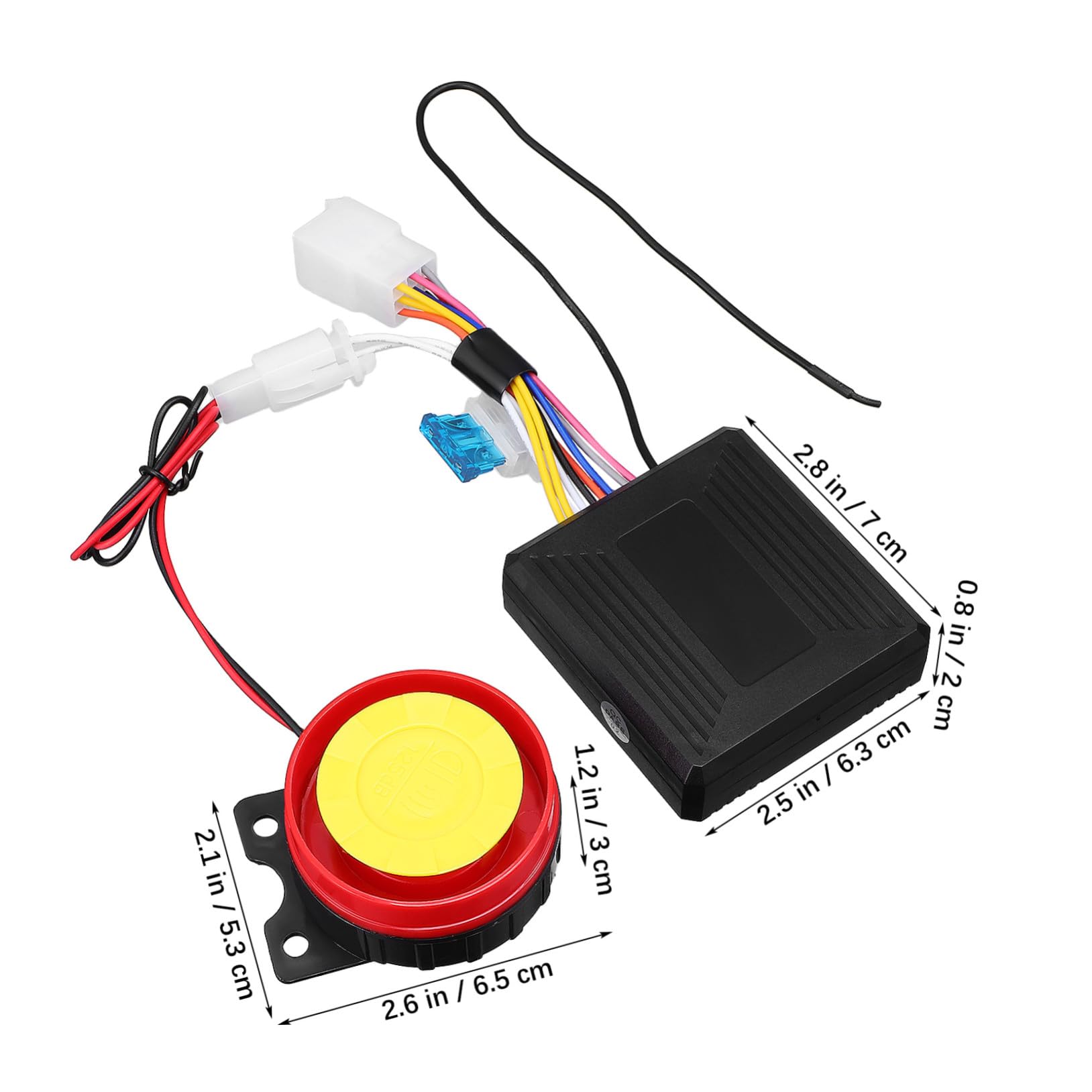 Antifurto Moto 12v con Allarme Remoto 315mhz Abs Nero | Batteria Inclusa e Telecomando, Funzione Multifunzione a Basso Consumo, per Scooter e Motociclette