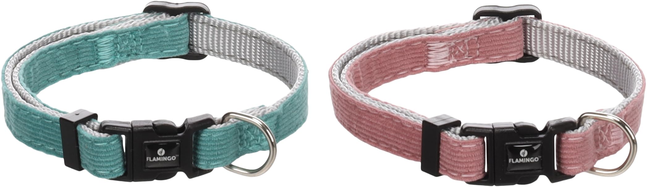 Flamingo Dog Collar Puppy Elfi Multiple colours XS 20-35cm 10mm
