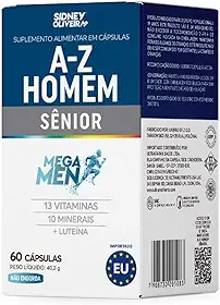 AZ Multivitamínico Homem 50+ Sidney Oliveira 60 Capsúlas