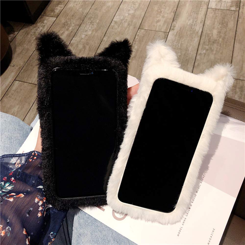 SGVAHY - Custodia per iPhone 7/8, morbida, a forma di gatto 3D, per ragazze e donne, in morbido TPU, antiurto, resistente alle cadute