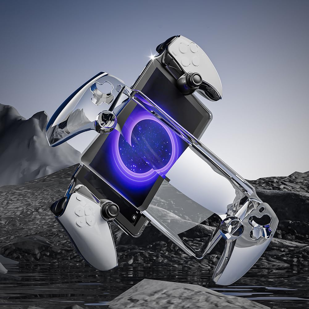 transparent Vollschutz-Protektorabdeckung Anti-Drogen-PC-Gamingkonsole-Console-Console-Hülse Anti-Kratzer-Anti-Fingerabdruck for PS5 Portal Handheld Game Console