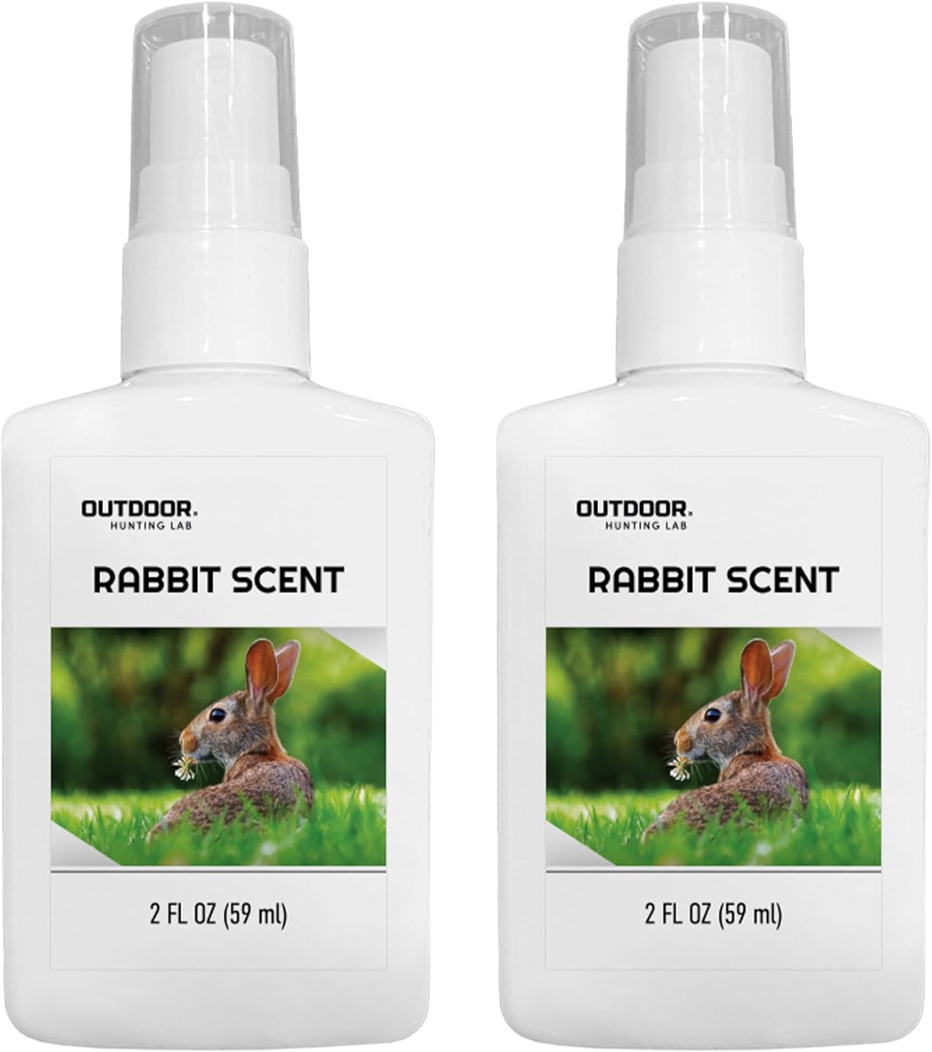 Rabbit Urine Spray | Rabbit Scent for Dog Training, Coyote Hunting, and Predator Attractant | 2 oz Bottle