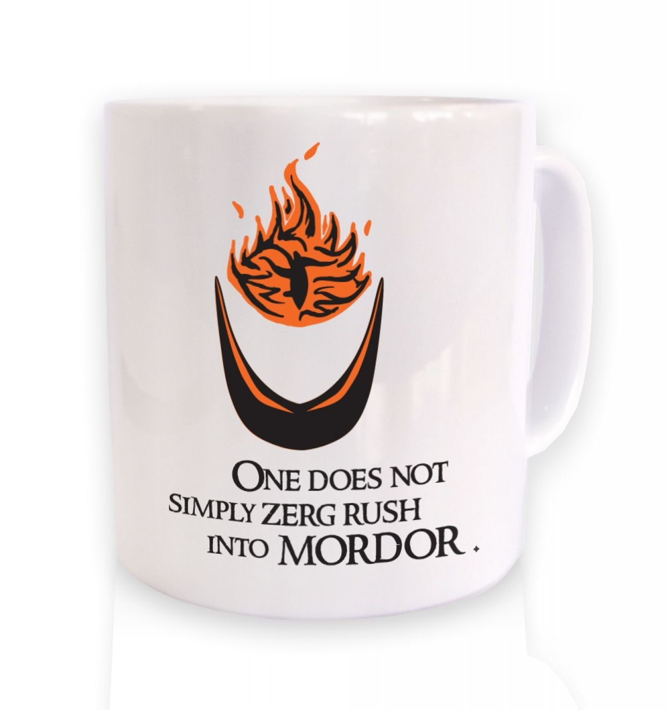 Geeky Mugs By Big Mouth Zerg Rush Into Mordor Mug
