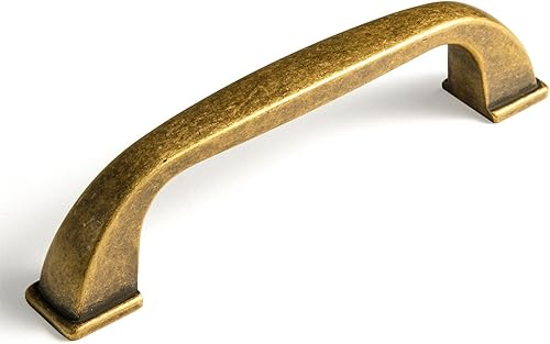 Yanxia Manijas de gabinete de latón antiguo, tiradores de cajón de refinamiento rústico para cocina, accesorios de gabinete para dormitorio,