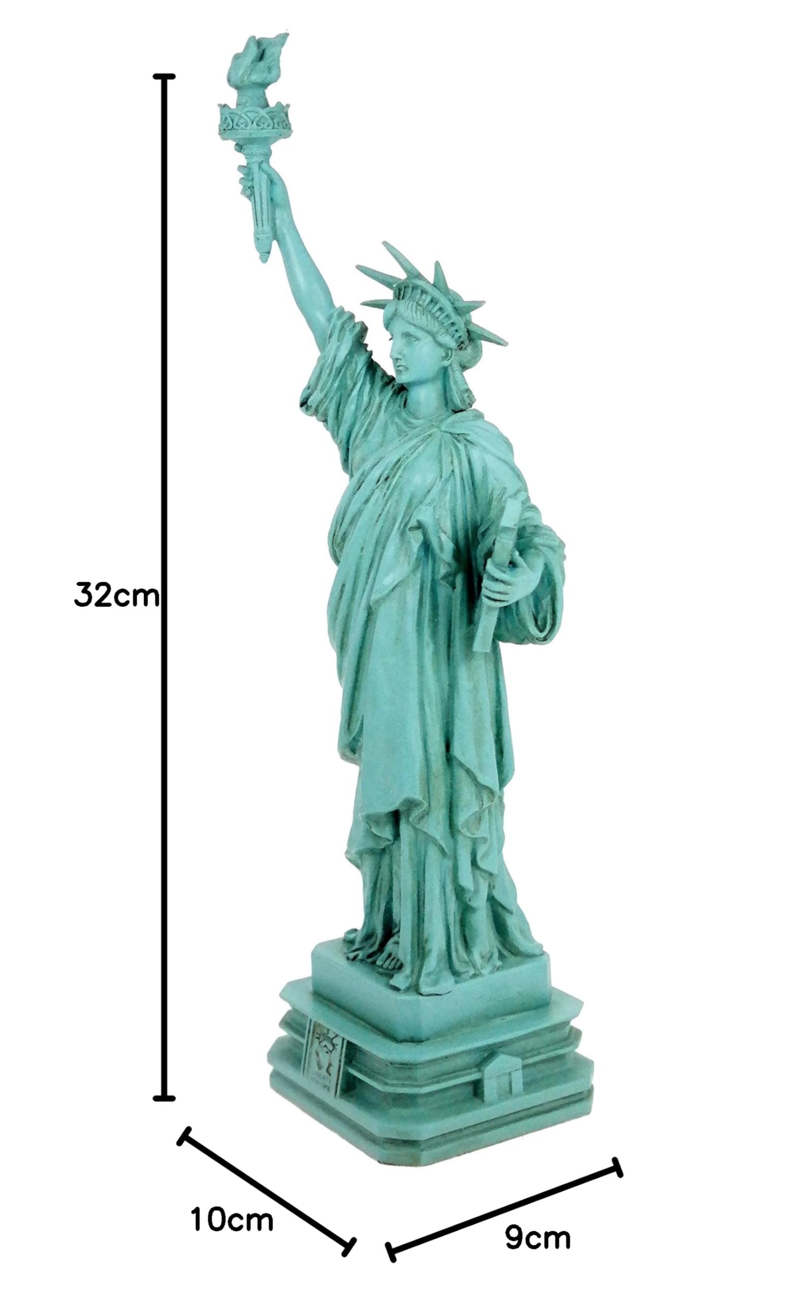 BCOATH Statue De La Liberté Modèle Résine Artisanat Pendentif Décoration De La Maison Ornement Résine Jardin Figurine