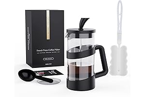 RAINBEAN 12oz Mini French Press Coffee Maker