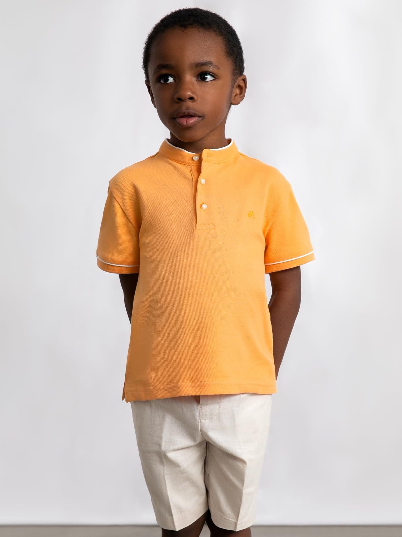 Mayoral Bermuda Lino Suiting per Bambini e Ragazzi Avena mez