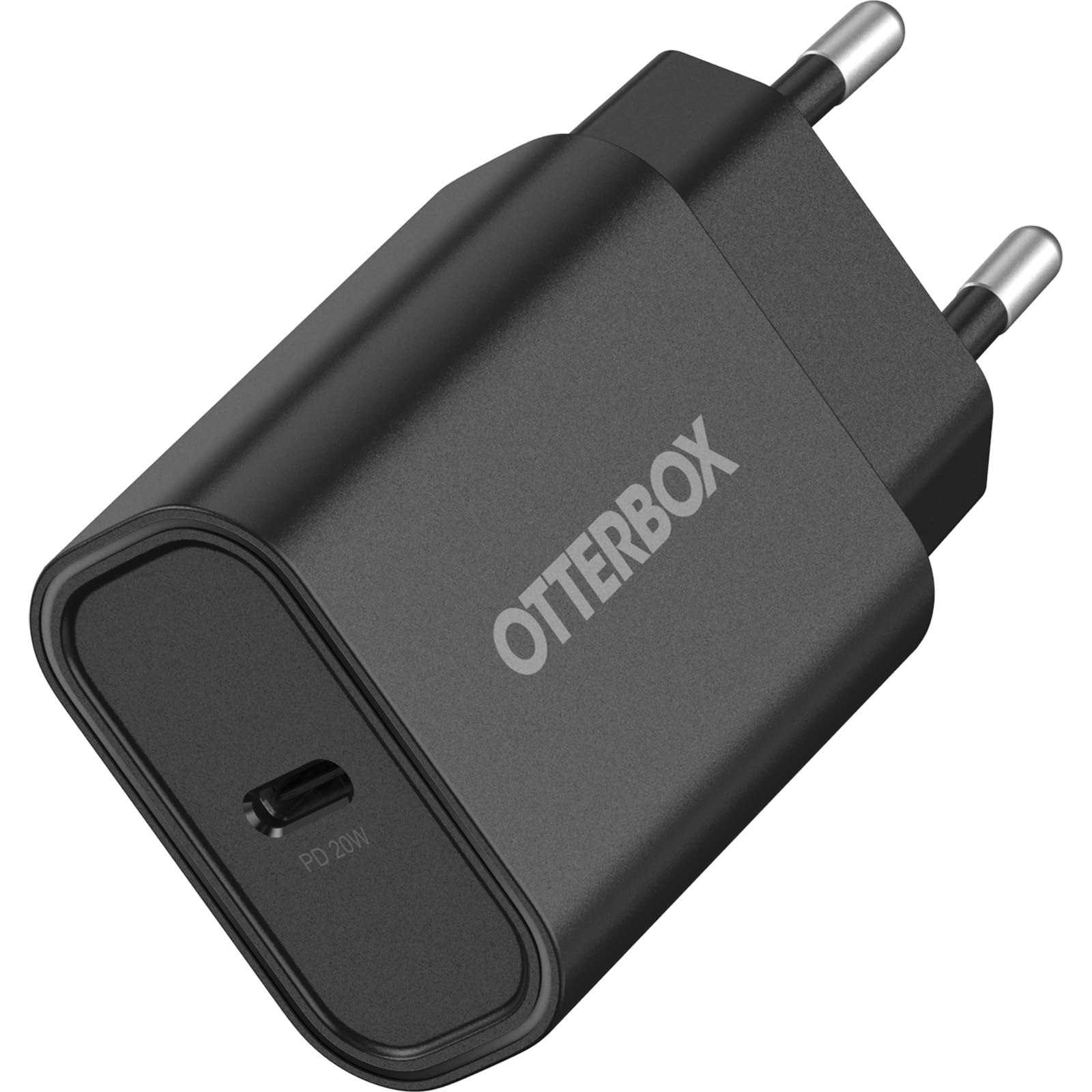 OtterBox EU Caricatore murale USB-C PD 20W, carica Fast Charge per Smartphone e Tablet, resistente a cadute, robusto, ultra durevole, Bianco, Versione No Pack Retail