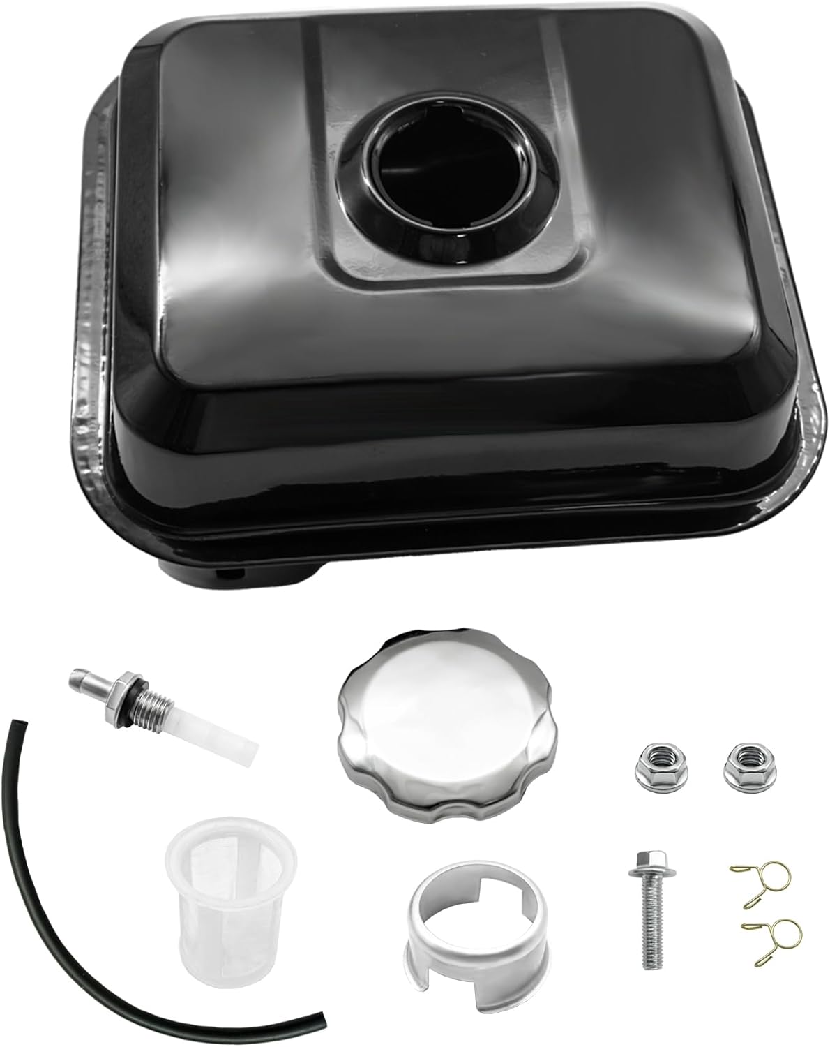 CR750 Gas Fuel Tank Fits For Briggs & Stratton Engine CR950 163cc 208cc 5HP 6.5HP OHV Engine Pressure Washer Water Pump compatible with Toro's Yardmax chippers, crushers, and wood separators