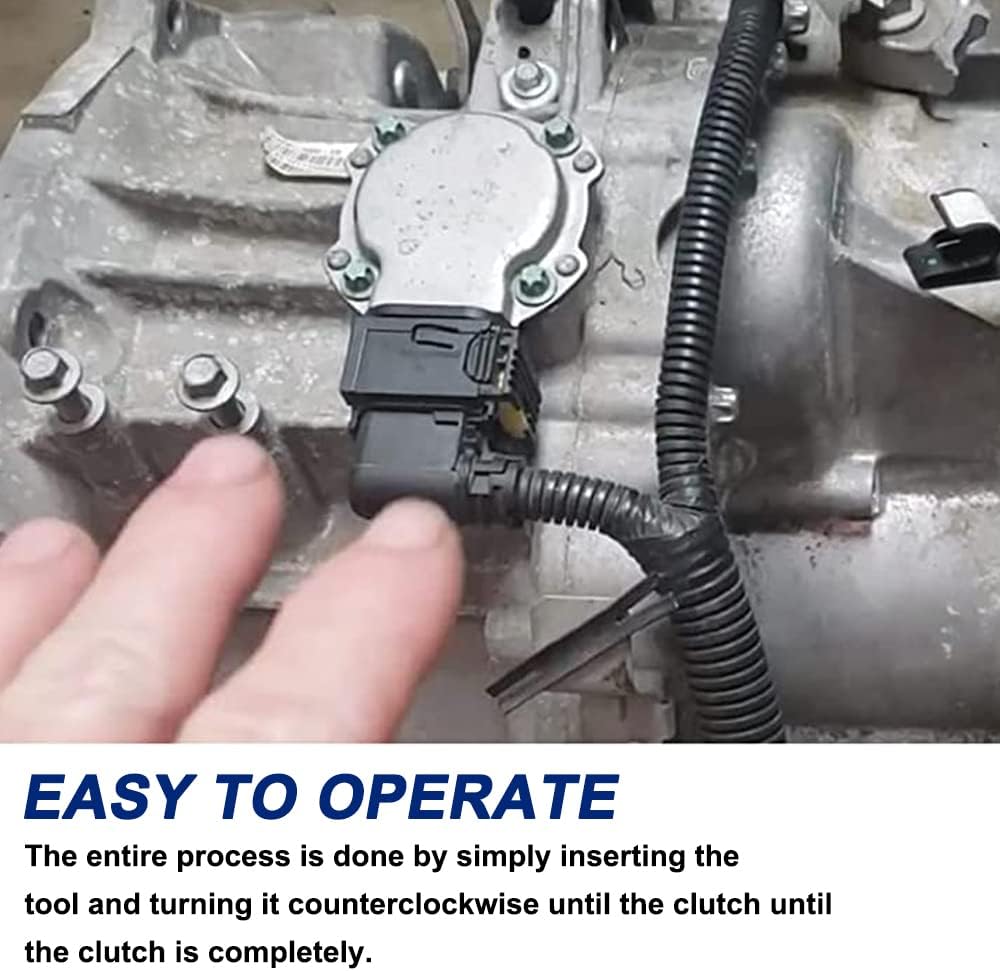 Dual clutch Motor Electromechanical unit unlock tool is14 teeth and a 1/4" drive socket.Compatible with Ford DSG 6-speed dual clutch DPS6-transmission Car Motors Transmission Alignment Removal Tools