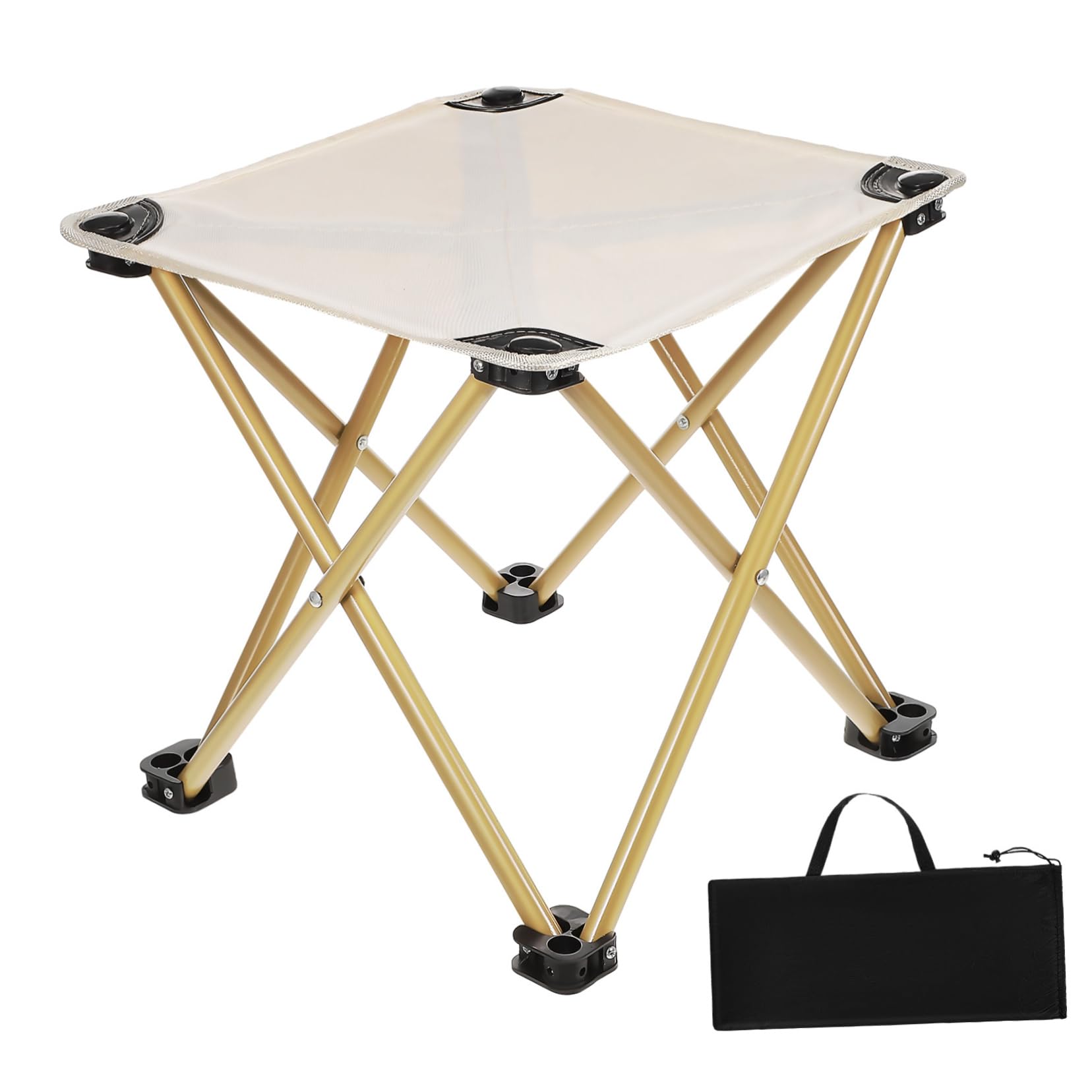 HANABASS Folding Camping Stool Portable Collapsible Chair for Outdoor Use Lightweight Heavy Duty Design with Carry Bag for Fishing Hiking Picnics and Camping Activities