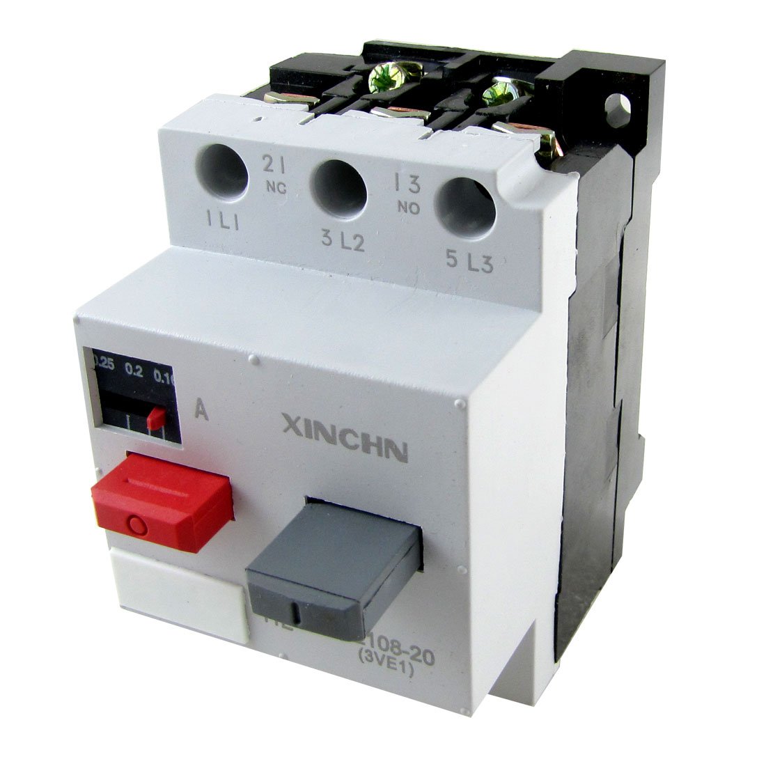 IEUMJNAT DZ108-20 3VE1 0.16-0.25A 20A 1NO 1NC Circuit Breaker