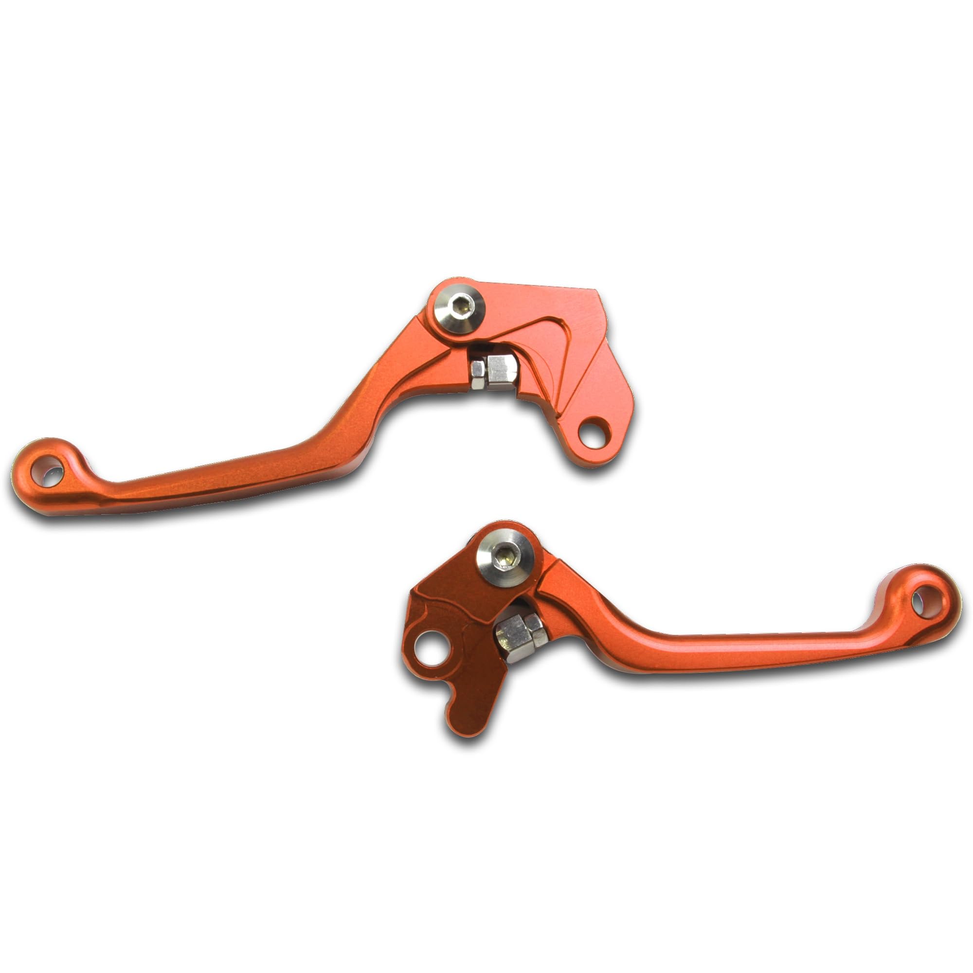 Zhannuobhd Orange Brake Clutch Lever For Crf230f Dirt Bike Motocross Accessories 1 Pair Motorbike Cnc Aluminum Brake Clutch Lever(Orange)