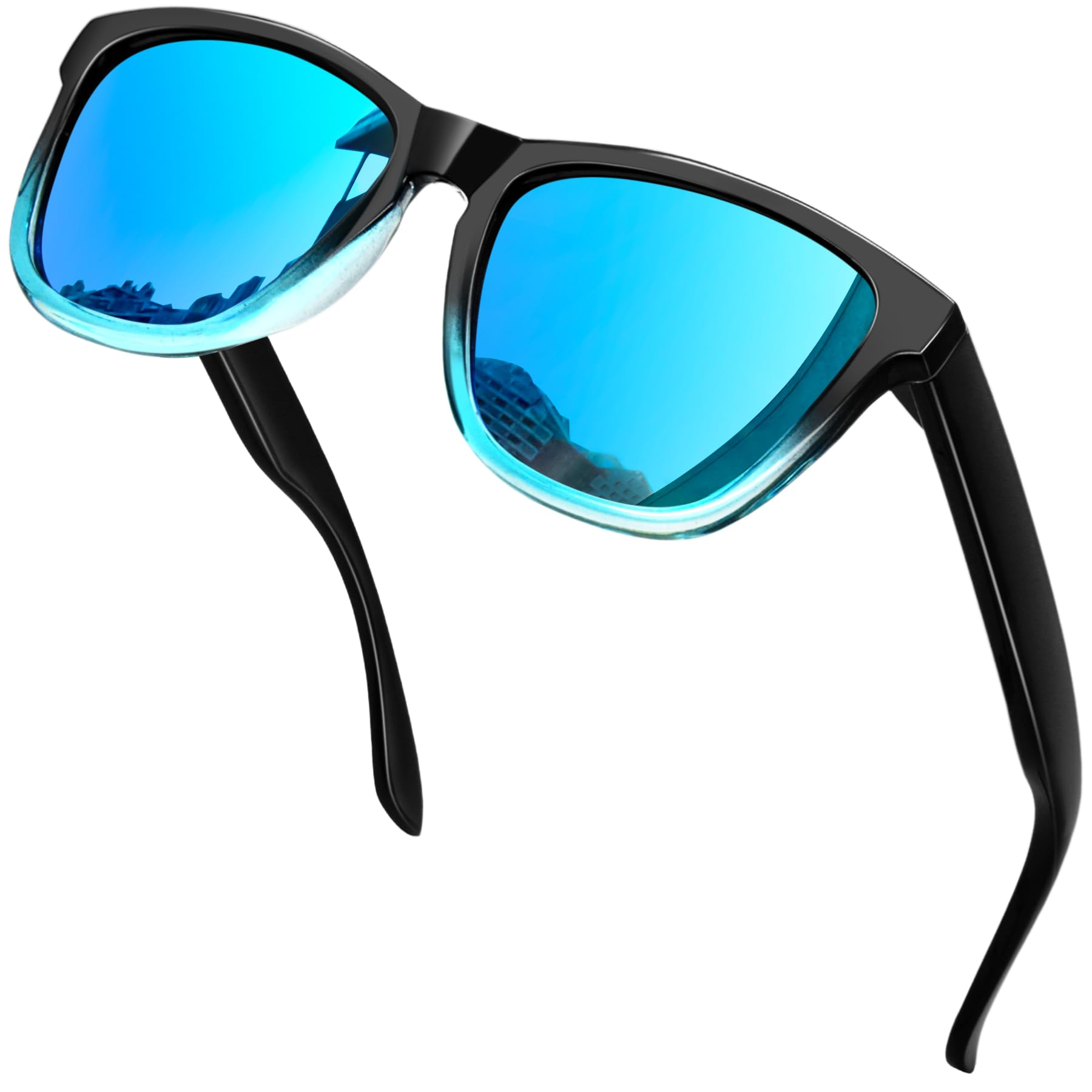 Premium Polarised Sunglasses for Men and Women Square Trendy Classic UV400 Protection Category 3
