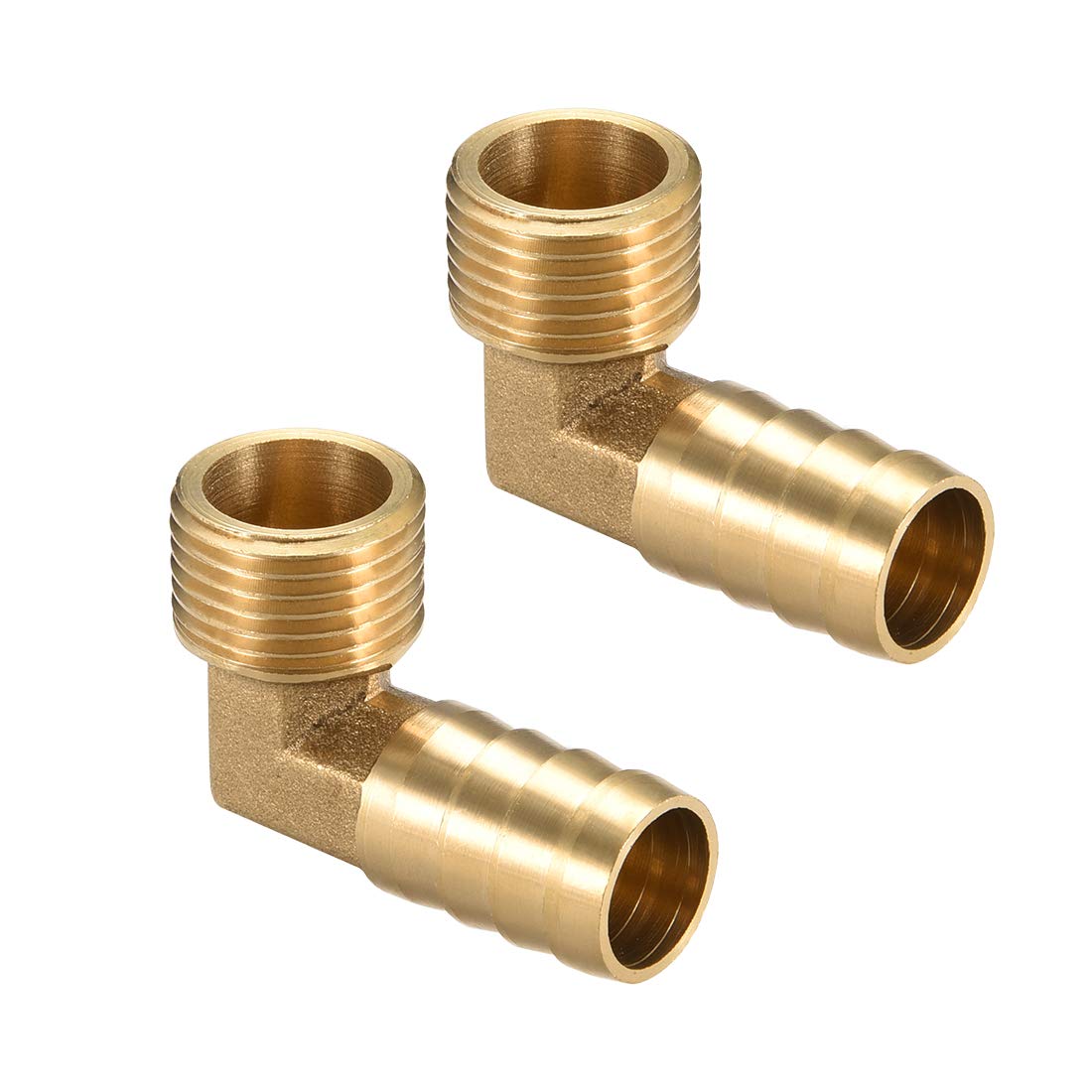 Raccord Cannelé pour Tuyau d'Arrosage Coude Laiton 16mm Idéal Irrigation Jardin