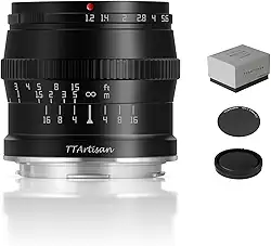 TTArtisan Lente de foco manual de grande abertura F1.2 APS-C de 50 mm para câmera Leica L Mount como Leica T TL CL TL2 para modo Sigma FP APS-C
