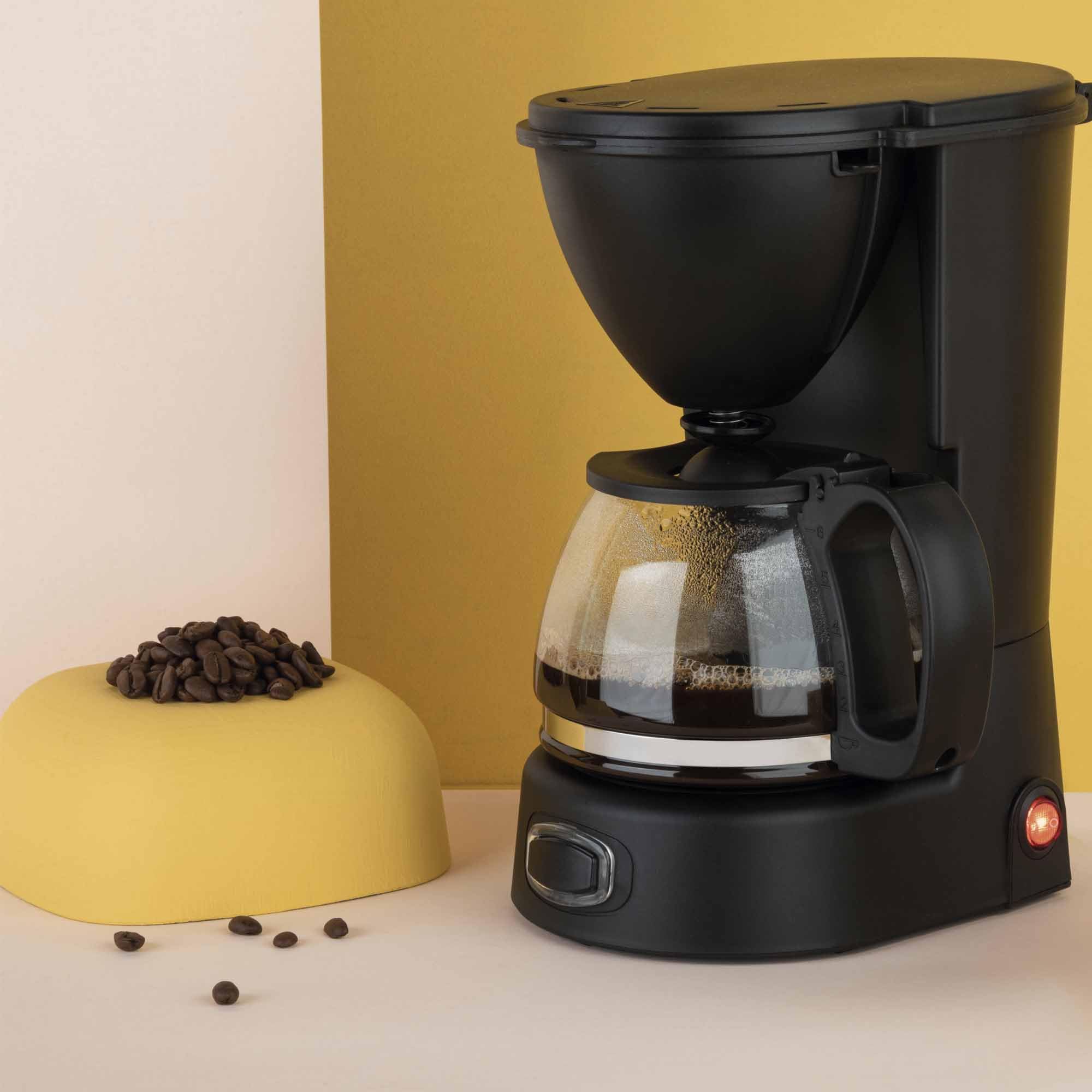 Jata JECA1750 - Caffettiera a goccia da 2 a 8 tazze 650 W, caraffa in vetro da 750 ml con coperchio. Sistema antigoccia. Filtro permanente. Spegnimento automatico. Risparmio energetico