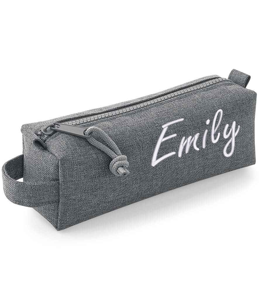 Personalised Name Pencil Case | Custom Embroidered Stationery Pouch for Kids, Boys and Girls | Back to School Accessories Organiser for Pens and Pencils