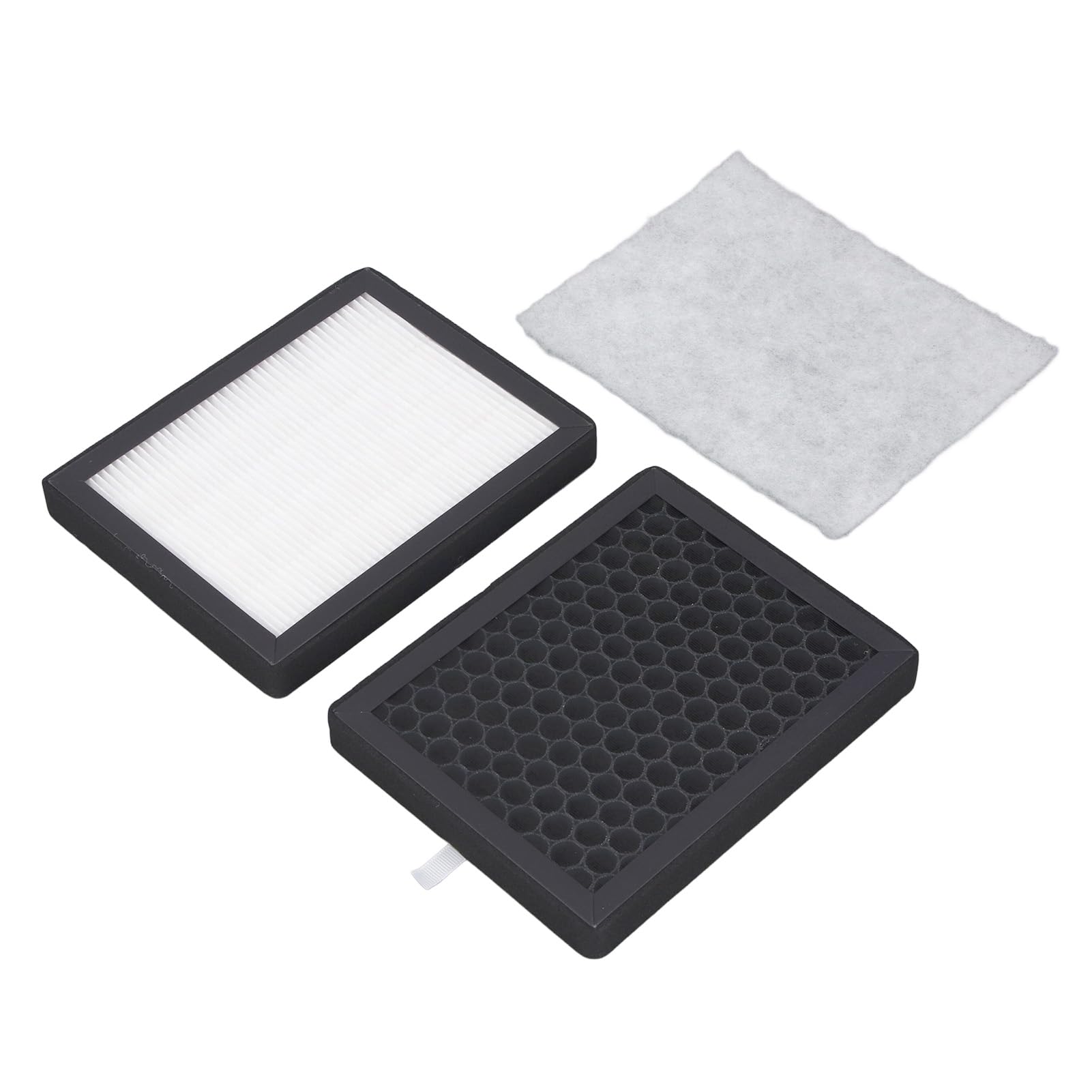 Wymienny filtr do pochłaniacza oparów lutowniczych 147 x 186 x 20 mm 3-stopniowy system filtracji z filtrem wstępnym Wysokowydajne cząstki powietrza i węgiel aktywny do lutowania