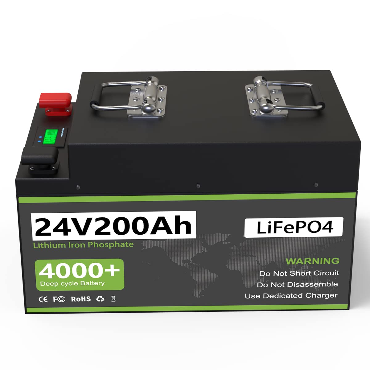 リン酸鉄リチウムバッテリー lifepo4 蓄電池 24V 200ah 5kwh LiTime 24V 200Ah 蓄電池太陽光用リン酸鉄リチウムイオンバッテリー