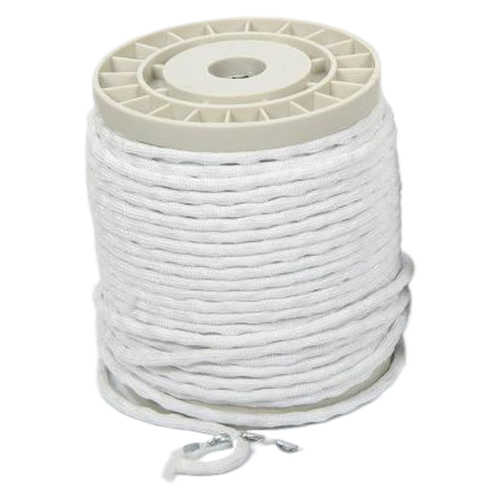 NASSMOSSE Curtain Weights Tape, 5.5 Yard Heavy Lead Curtain Wire, Alloy Drapery Weights Rope, Sturdy Lead Wire, Weight for Outdoor and Heavy Duty Curtains