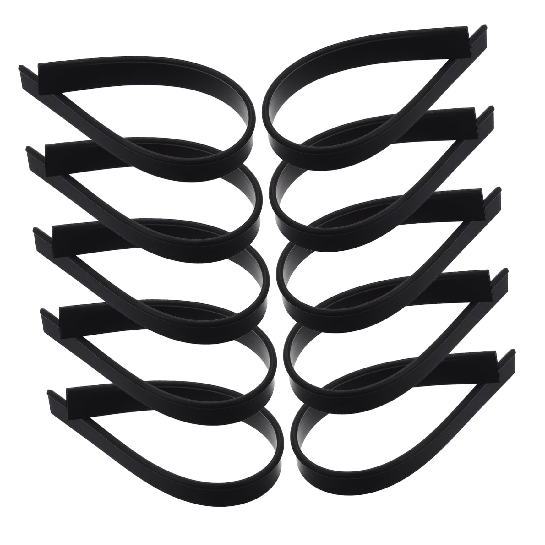 Gogogmee Universal Car Window Cleaner Blade 10pcs Truck Windshield Squeegee Scraper DIY Replacement for Auto Glass