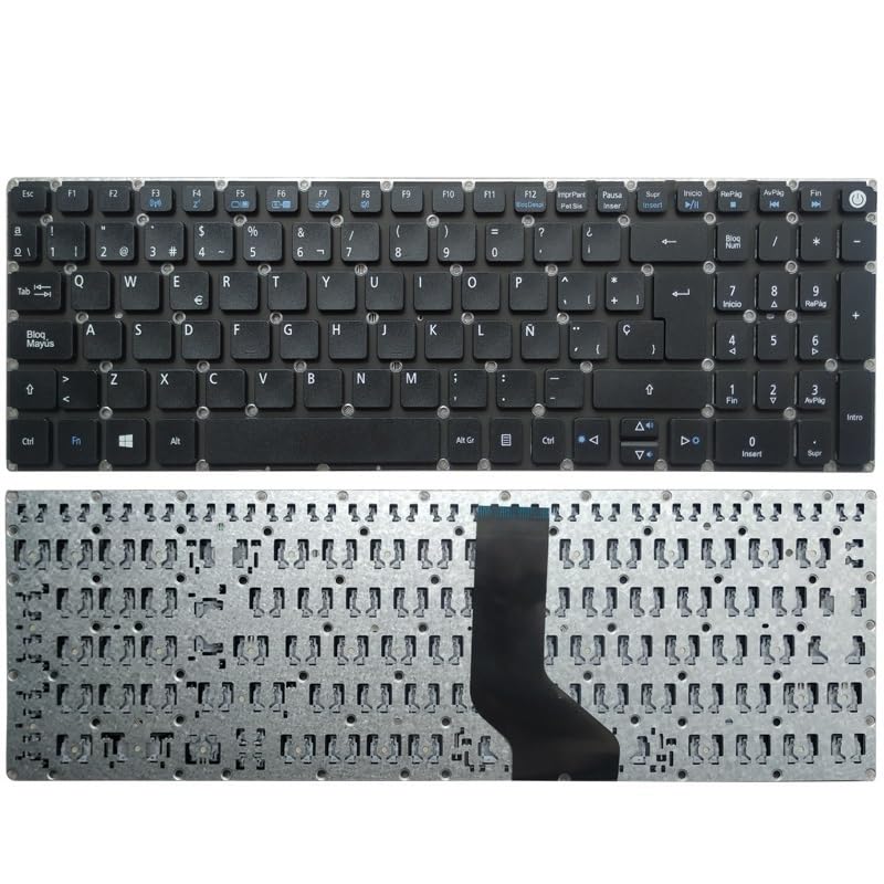 Clavier Espagnol Acer Aspire E5-523 E5-552 E5-553 sans rétroéclairage