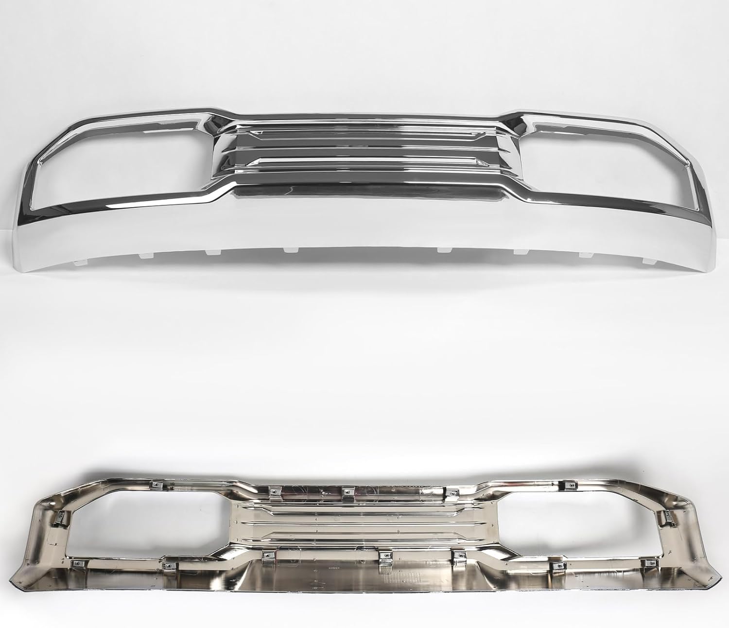 Front Lower Skid Plate Valance Compatible with GMC Sierra 1500 2022 2023 2024 Chrome OEM NSPS8678CM
