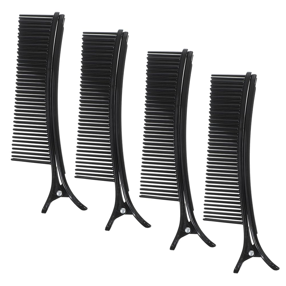 4Pcs Grip Clips for Hair Sectioning, Hair Stylist Nonslip Hair Clips,Professional Hair Styling Clips for Salon Home Styling, Haircuts Dying Hair Partition Styling Tools