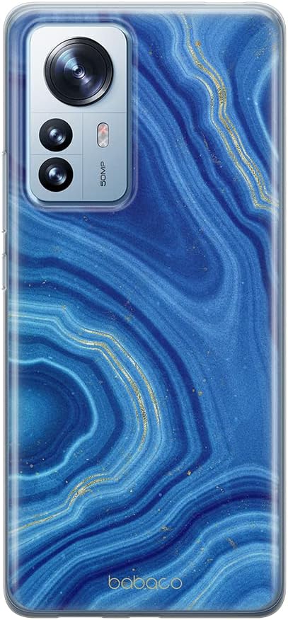 Babaco ERT Group Mobile Phone case for Xiaomi 12 / 12X Original and Officially Licensed Pattern Marble 001 optimally adapted to The Shape of The Mobile Phone, case Made of TPU