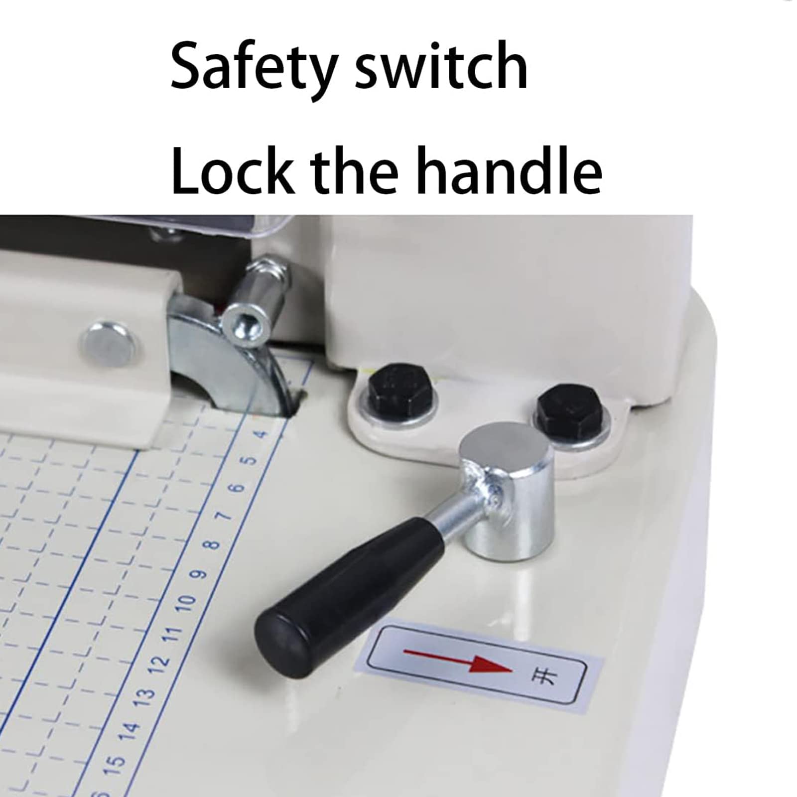 Papierschneider, robust, A4, Präzisions-Schneidemaschine für dicke Schichten, robuste manuelle Papierschneider für industrielle und gewerbliche Nutzung